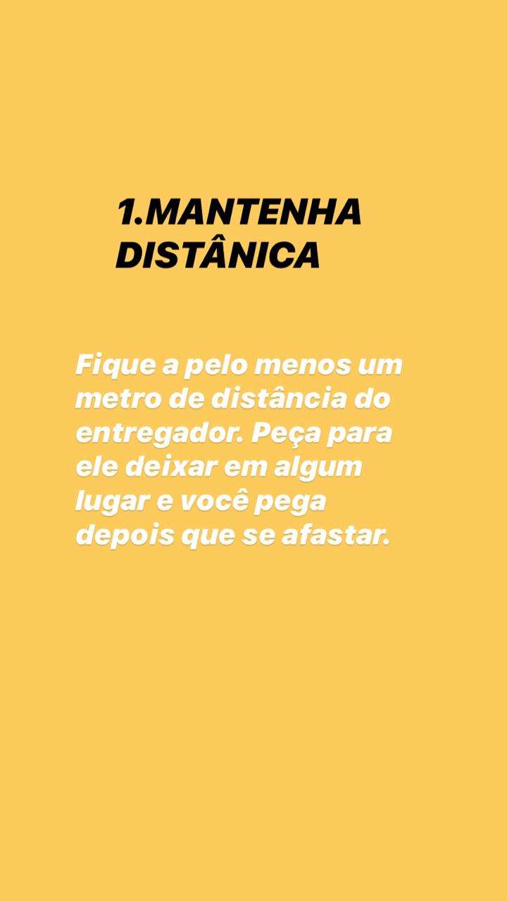 Mantenha distância