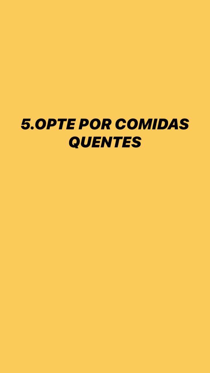 Comidas quentes